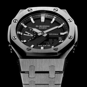 GA-2100 AP ROYAL OAK FULL STEEL (SILVER)