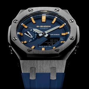 GA-2100-1A AP ROYAL OAK TITANIUM (BLUE & GOLD MOON)