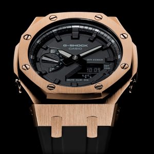 GA-2100-1A1 AP ROYAL OAK (ROSE GOLD & BLACK TIME MARKER)