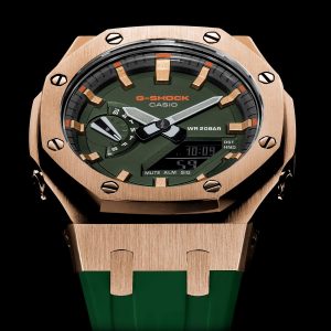 GA-2100HC-4A AP ROYAL OAK (ROSE GOLD & GREEN )