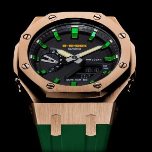 GA-2100-1A AP ROYAL OAK (ROSE GOLD & GREEN)