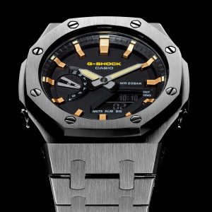 GA-2100-1A AP ROYAL OAK FULL STEEL (SILVER & GOLD)