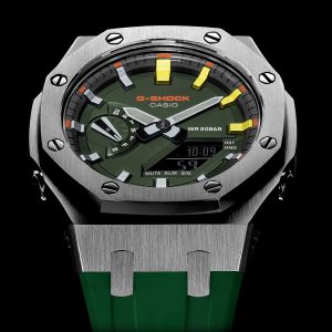 GA-2100HC-4A AP ROYAL OAK (GREEN & SILVER YELLOW)